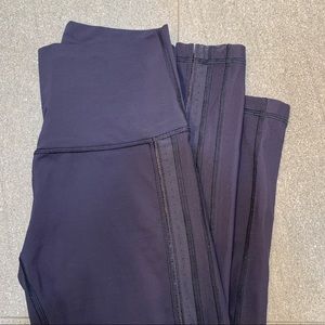 Lululemon Leggings with Sheer Paneling